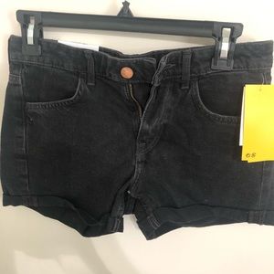 H&M black shorts, never worn size 4